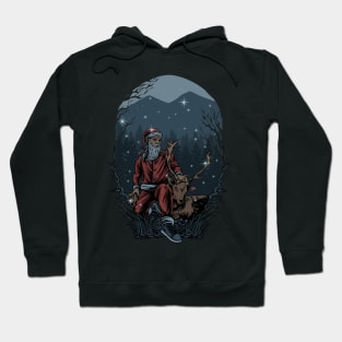 Deer Santa Hoodie